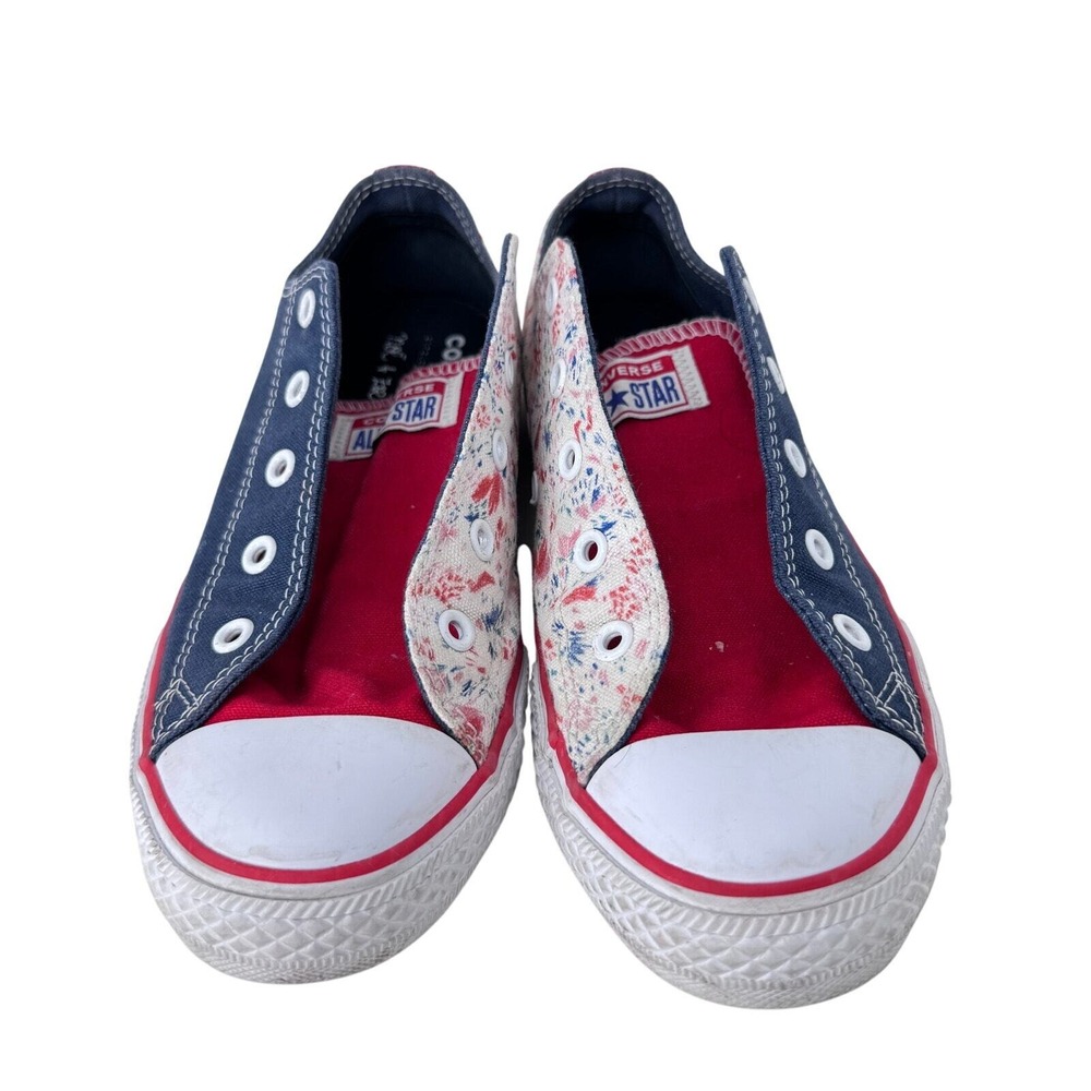 Converse x Noe & Zoe Berlin Girls 4 Floral Sneakers Blue Multicolor